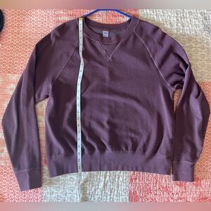 Old Navy Maroon Knit Sweatshirtrt